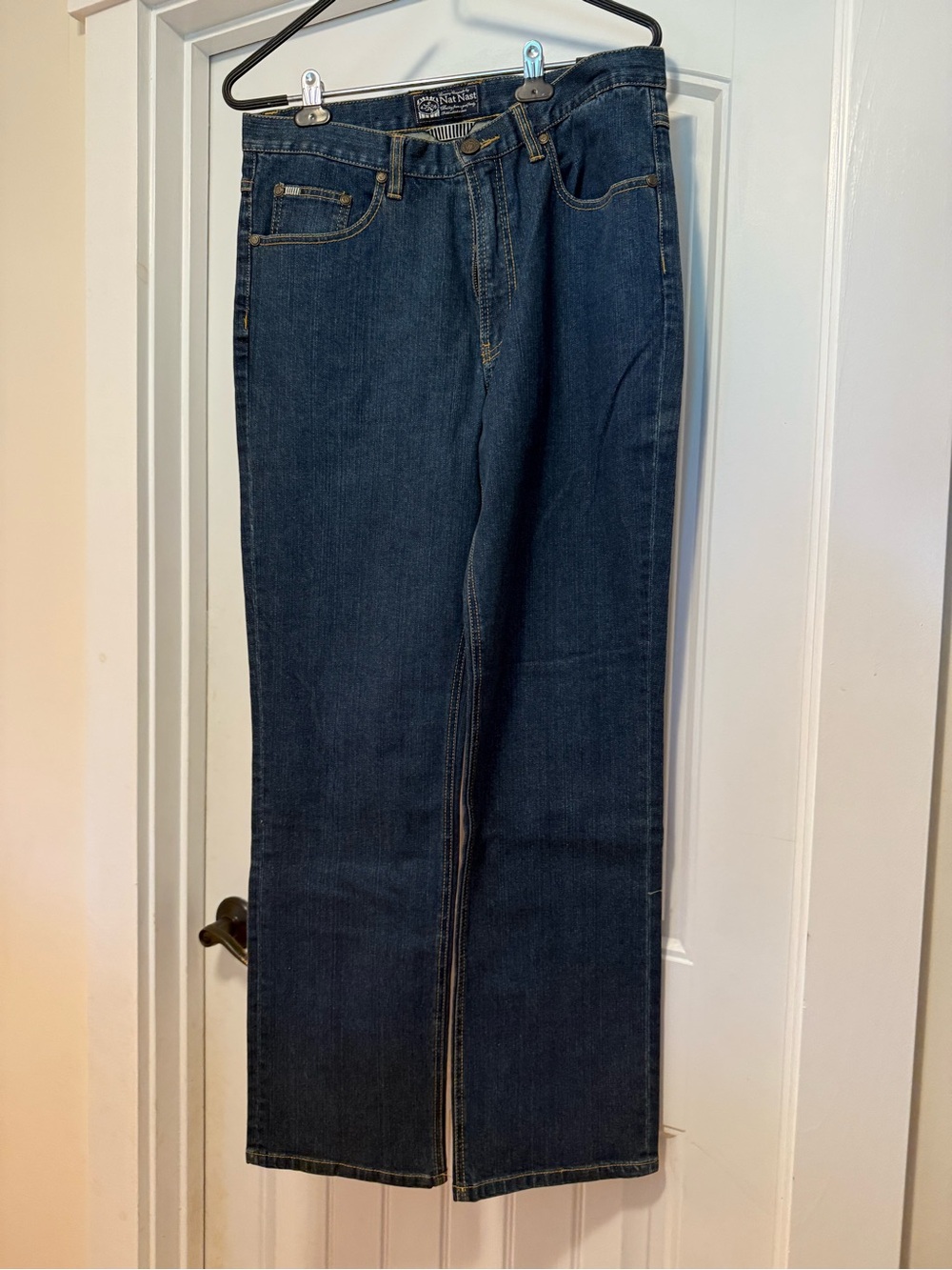Nat Nast Men's Straight-Leg Jeans in Dark Indigo